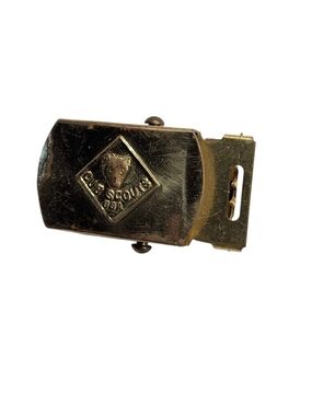 Gold-Tone Cub Scouts Belt Buckle - Kids